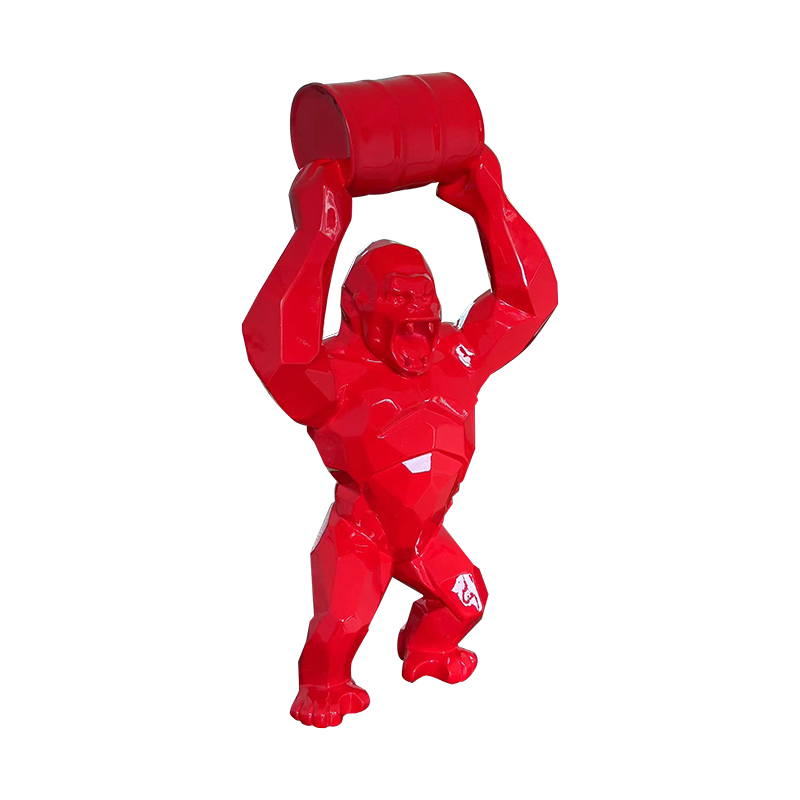 Kong Orang -Utan Hebeschaufel Skulptur für Kunstausstellungen im Freien