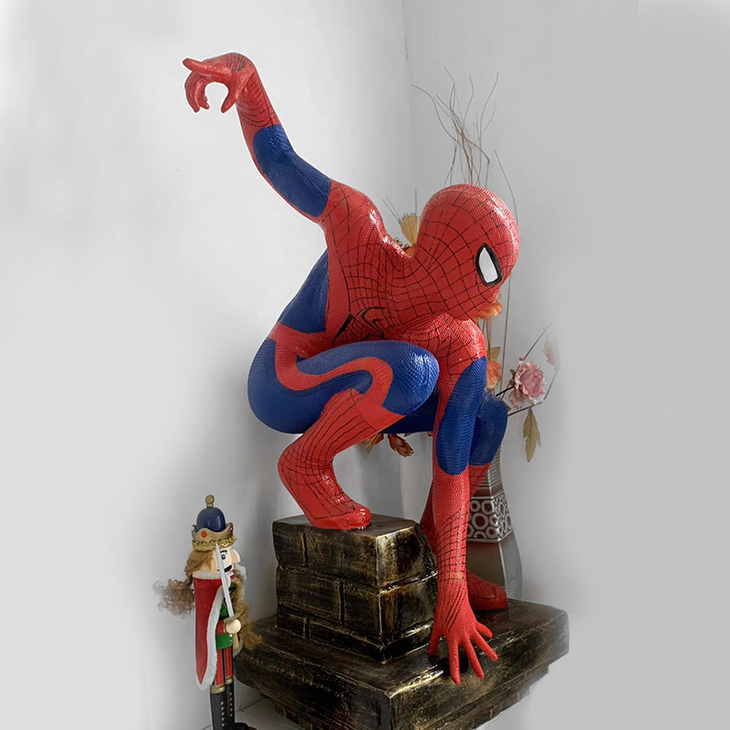 Spiderman-Skulptur