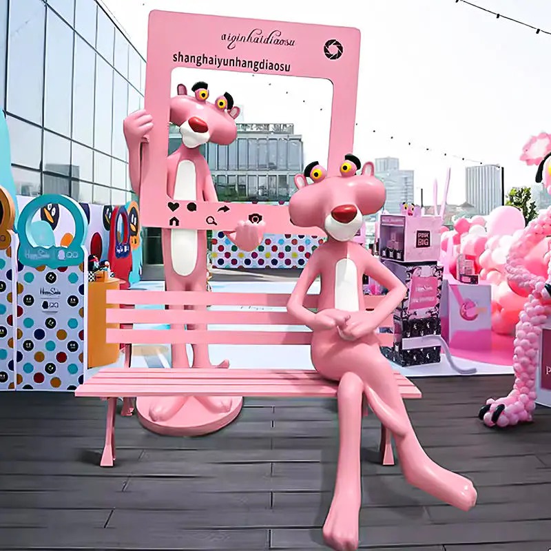Verspielte Wunder zum Leben erwecken: Eine Pink-Panther-Statue aus Fiberglas für Ihren Park – eine unverzichtbare Ergänzung?